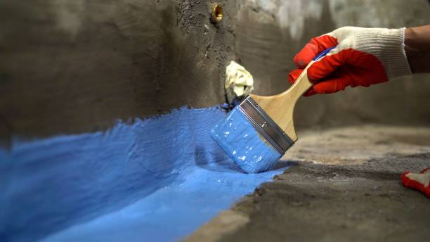 Commercial Waterproofing project at a Fort Loramie, OH business property by SJ Waterproofing Pros
